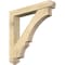 Ekena Millwork Balboa Arts and Crafts Rough Sawn Bracket w/ Offset Brace, Douglas Fir, 6"W x 36"D x 36"H BKT0604X36X36BOA03RDF - alternate 1